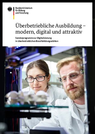 Erwähnung Bau´s mit BIM im Heft des BMBF - Überbetriebliche Ausbildung - modern, digital und attraktiv